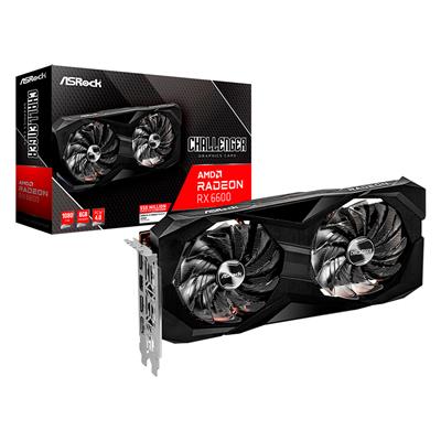 Placa de Video ASRock Radeon RX 6600 Challenger D 